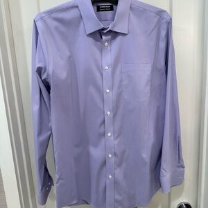 Nordstrom Men's Smartcare Trim Fit Lavender Dress Shirt